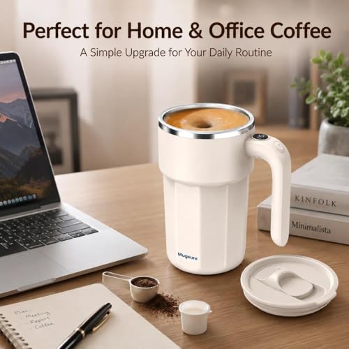 Taza automática mezcladora 12.5 oz acero inoxidable miniatura 6