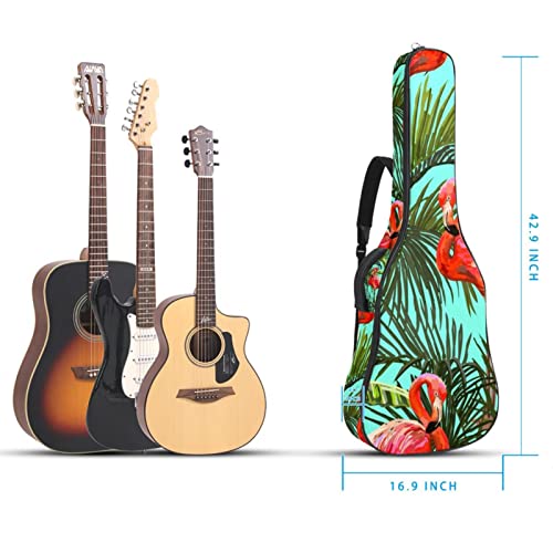 Housse étanche pour guitare acoustique avec double bandoulière et poche Motif flamant rose tropical, Multicolore 01., 42… - Les Beatles, Paul McCartney, John Lennon, RIngo Starr, George Harrison Housse étanche pour guitare acoustique avec double bandoulière et poche Motif flamant rose tropical, Multicolore 01., 42… – Image 6