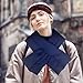 Womens Scarf Fashion Puffer Scarf Wraps Neck Warmer Winter Warm Lightweight Cozy Down Scarf for Men Girl Shopping (Beige)