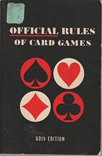 Official Rules of Card Games B000E1W008 Book Cover