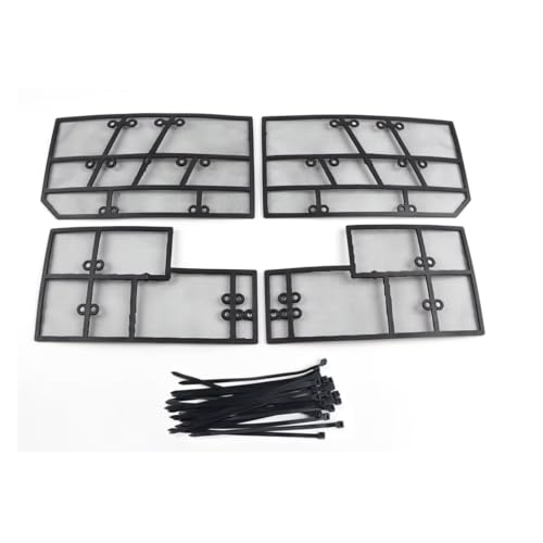 Grille de calandre Mitsubishi Pajero V93 V97 2012-2018 avec filet anti-insectes noir