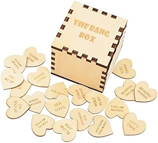 Pipihome Date Night Activity Token Funny Tokens Wooden Couples Games Date Night Ideas, Date Night Games for Couples, Romantic Night Token Valentines Day, Halloween, Christmas Gift (Couples Tokens-A)