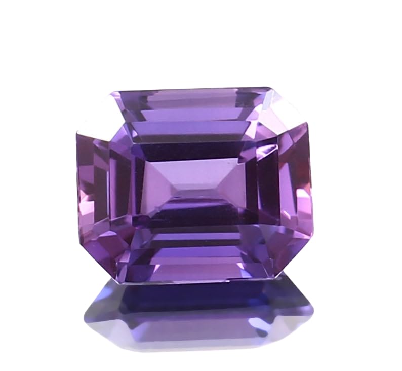 Saphir violet pour bague et pendentif à fabriquer soi-même 11x9mm