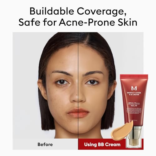 Image of MISSHA M Perfect Cover Full Coverage Bb Cream Spf42 Pa+++ - (50Ml, No 29 - Golden Beige) | Matte Finish | All Skin Types | Radiant Glow (Golden Beige) (Caramel Beige)