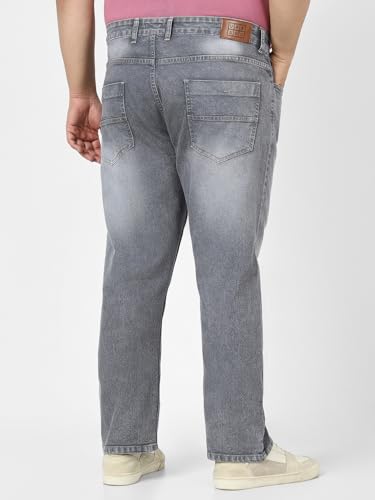 Image of Urbano Plus Men's Straight Fit Mid Rise Jeans