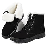 Nxdxqsn Winter Snow Boots for Women,Warm Fur Lined...