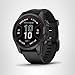 Garmin fēnix 7S Pro Sapphire Solar, Multisport GPS Smartwatch, Built-in Flashlight, Solar Charging Capability, Black