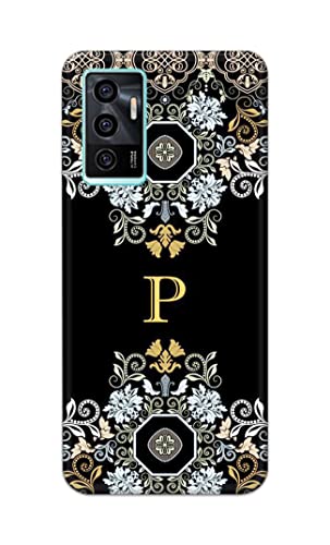 Image of Printed Hard Back Cover Case for Vivo V23e | V23e 5G | Vivo Y75 4G Back Cover (Alphabet P) -1803