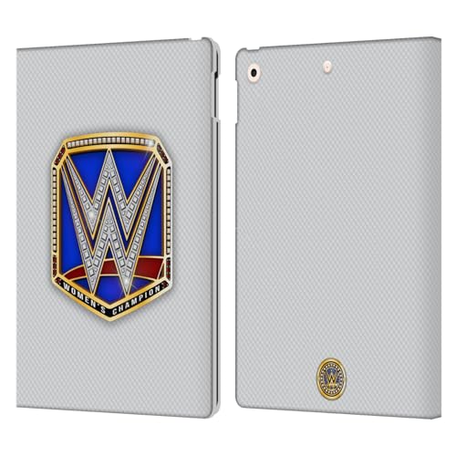 Étui portefeuille WWE pour iPad 10.2 en cuir avec fentes pour cartes