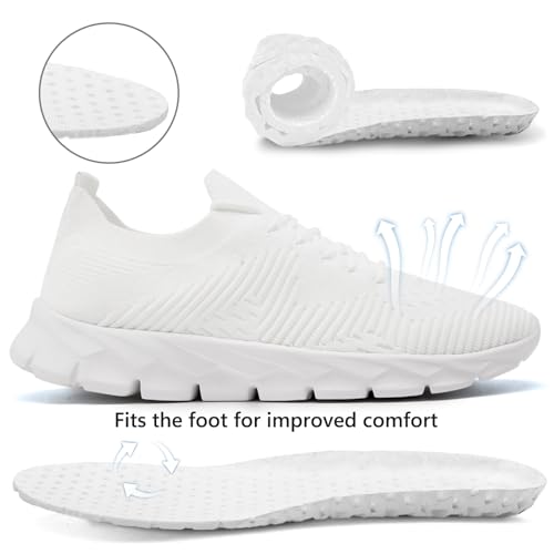 Image of Mens Running Shoes Fashion Sneakers Slip on Breathable Tennis Gym Sports Workout Walking Shoes Lightweight