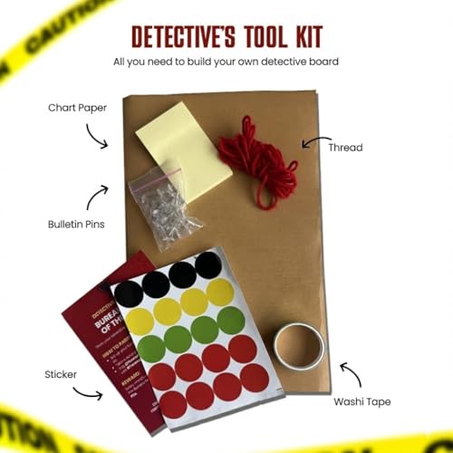 Image of Forensic Files Detective Gift Box Premium Crime-Solving Bollywood Premiere | Detective Toolkit + Surprise Free Case File | Gift for Couples, Friends & Teens | Indian Murder Mystery Game