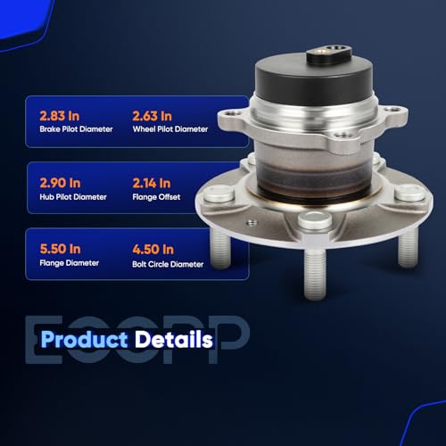 Image of ECCPP 513350 Wheel Bearing Hub Assembly for Mazda MX-5 Miata 2006-2015