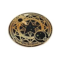 Amazon.co.jp: 円形 可愛い ラグマット防ダニ 魔法陣 洗える