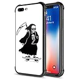 CARLOCA iPhone 8 Case iPhone SE 2020 Case,Skateboarding iPhone 7 Cases for Girls Boys,Graphic Design Shockproof Anti-Scratch Hard Back Case for Apple iPhone 7/8/SE2