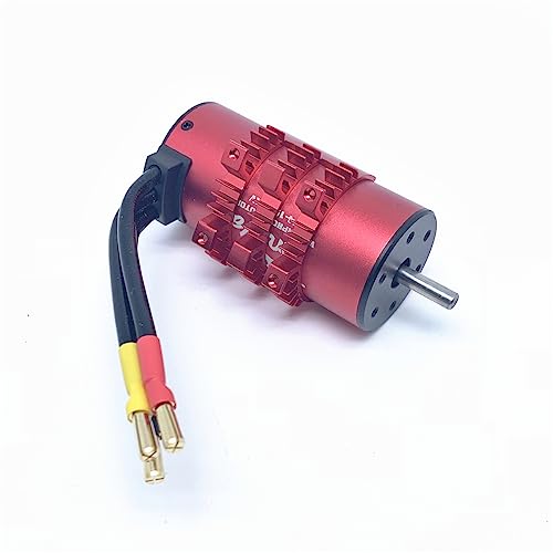 Kingval Replacement 3674 2250Kv Waterproof Brushless Motor Shaft 5Mm With Heat Sink Compatible With 1/8 1/10 Rc Car #TOP6