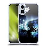 Head Hülle Designs Offizielle Simone Gatterwe Silhouette Pegasus Und Einhoerner Gelhülle [Militärischer Schutzgrad] Kompatibel Mit Apple iPhone 16 Und Kompatibel Mit MagSafe