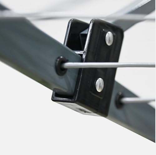 Rotary 4 Arms Aluminium & Powder-Coated Washing Line – Heavy Duty Outdoor Folding Clothes Airer Garden Laundry Drying Rack PVC Coated Line With Ground Spike & Cover (45M Rotary Airer) - Image 8