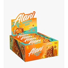 Alani Nu Protein MUNCHIES, High Protein Gluten-Free Bars, 18g Protein, Low-Sugar 6G Low-Carb Healthy Snacks, 12 Individually Wrapped Bars