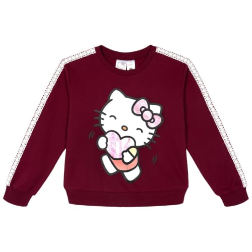 Image of Hello Kitty Girls' Fleece Sweatshirt and Pants Set Toddler to Big Kid