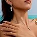 MIJENITI Silver Beach Hoop Earrings for Women Silver Fish Drop Earring Fashion Jewelry for Women Gift