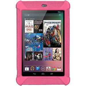 Coque Souple TPU Rose Bonbon Pour Google Nexus 7 + 3 Films Protection Offerts - Neuf