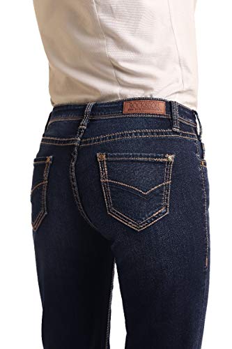 Rock & Roll Denim Women's And Juniors Bootcut Jeans Blue 32W x 32L4