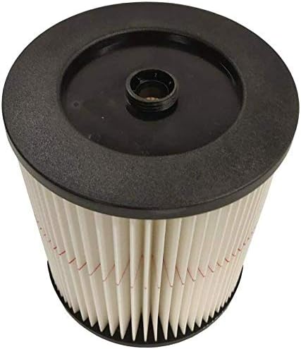 Miniatura 2 de 9-17816 Filtro de cartucho húmedo y seco con rayas rojas para Craftsman 17816, 9-17816, 17912, 17907 de 8.5 pulgadas y tapa de sellado