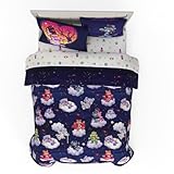 Franco Care Bears x Universal Monsters Halloween Bedding 7 Piece Super Soft Cozy Reversible Comforter and Sheet Set with Sham, Full, (Officially Licensed Product)