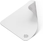 SteelSeries QcK Cloth Gaming Mouse Pad - Exclusive Micro-Woven Surface - Optimized for Gaming Sensors - Maximum Control - Size M - White