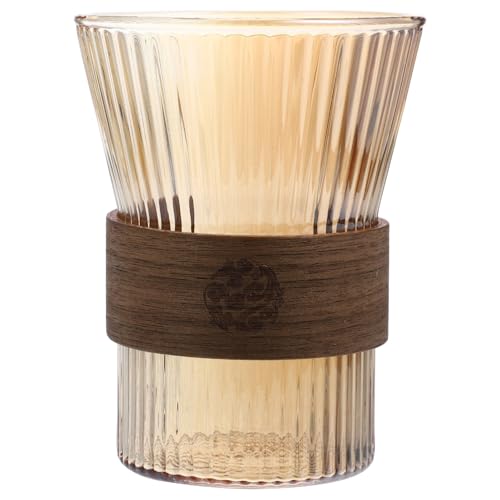 PRETYZOOM Taza de Enjuague bucal Mugs Cup Toothbrush escova dentes escova de dentes Bebiendo Soporte para Cepillo de con Taza Cristalería para cepillos de Taza de café Vidrio