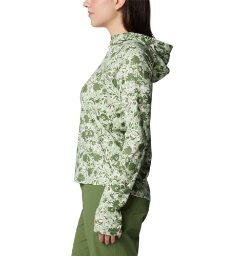 Columbia Women's Summit Valley Hoodie, Sage Leaf Popflorid, Large - image 4