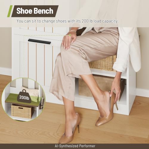 Hall-Tree-with-2-Flip-Down-Shoe-Cabinet-for-Entryway-Coat-Rack-with-Shoe-Bench-Open-Shelves-Pegboard-and-Coat-Hooks-for-Living-Room-Cloakroo-Bedroom-White-and-Walnut