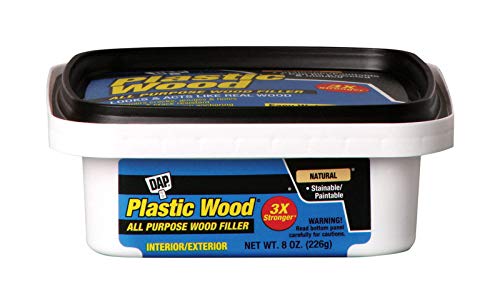 DAP08135 Plastic Wood Filler, Natural, 8 Oz, 2 Pack