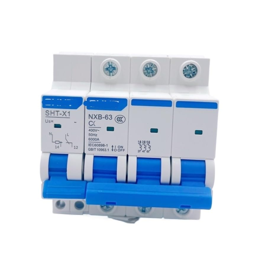 NXB shunt y auxiliar MX para pequeño disyuntor tripper de 220V 3P 50A
