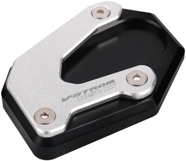 Miniatura 5 de TEMKIN W Motorcycle Kickstand Foot Side Stand Extension Pad Support Plate Enlarge Stand for Suzuki Vstrom 1050 V-Strom 1050XT 1050 XT Y (Color