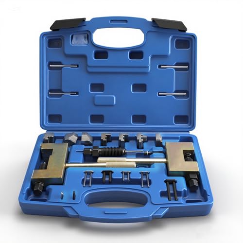 Outil de rivetage de chaînes de distribution pour éviter la casse moteur lors du changement de maillon