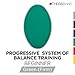 THERABAND Stability Trainer Pad, Beginner Level Green Foam Pad, Balance Trainer & Wobble Cushion for Balance & Core Strengthening, Rehabilitation, & Physical Therapy, Round Sport Balance Trainer