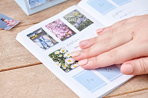 ブックレットが付いているので、１年365枚、全て貼ることで一年間のアルバムが作れるようになっています。

もちろんブックレットを使用しなくても◎ 剥がした付箋はもちろん粘着力が残っているので、そのまま、日々の生活を手助けする便利アイテムとして活用できそう。