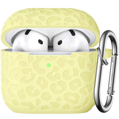 DGege Leopard Engraved for AirPods 5 (2026) and AirPods 4 Case Cover (2024)
