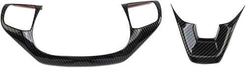 Miniatura 6 de Funda de volante de fibra de carbono, accesorios para Ford Maverick 2022+, para Bronco Sport, para Escape 2020, para Transit 150 250 350