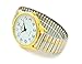 2Tone Large Face Easy to Read Stretch Band Watch