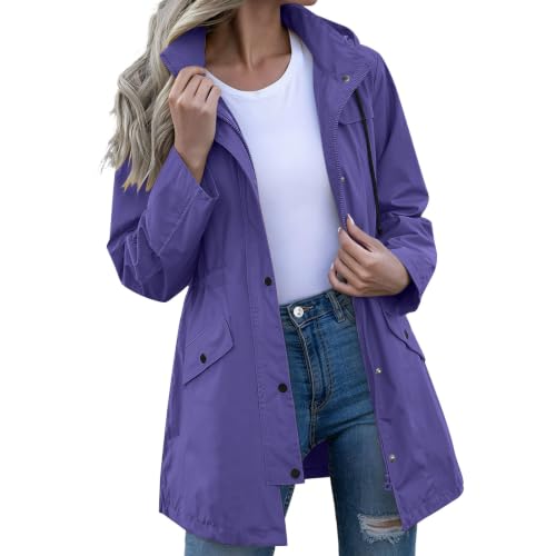 Manteau pour printemps automne femme imperméable afin de rester au sec