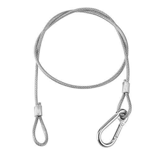 Mfl. Stage Lights Safety Cables 110 Lb Load Duty 31.5'' Stainless Steel Security Rope For Party Lights Dj Light Stage Lighting, Pack Of 10 #TOP5