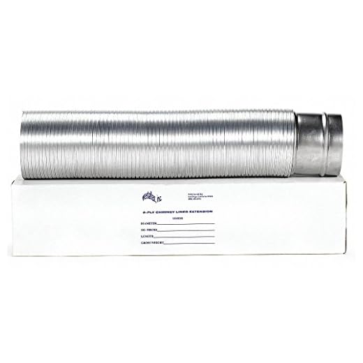 WESTAFLEX Chimney Liner Extension, 6" Dia.