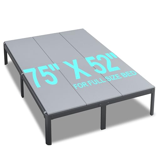 Yicensen Bunkie Board Full, tabla de bunkie de alta densidad, soporte de cama, resistente a la humedad, antideslizante, transpirable, gris