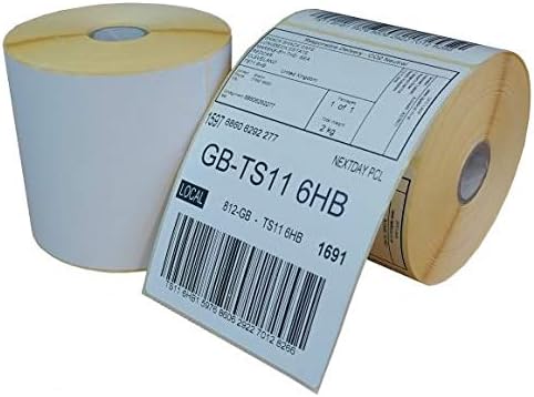 Primatel Direct Thermal Labels 1 roll (475 per roll) White 100mm x 150mm (6" by 4") for Zebra, Toshiba, Citizen, Eltron and Orion Printers
