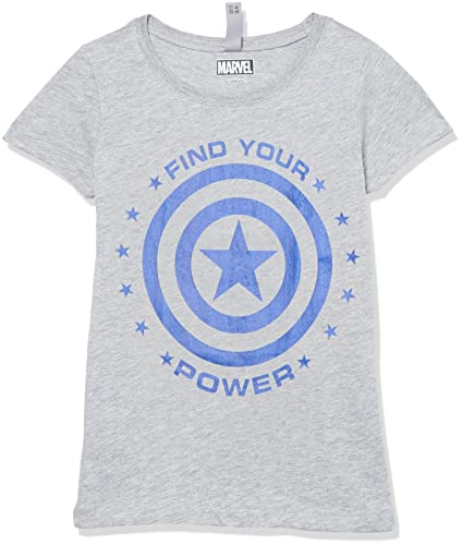 T-shirt Marvel Girl Captain Power souple anti-irritation S