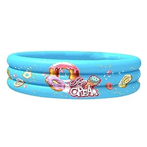 Opblaasbare vulling zwembad, multifunctionele ronde baby baby zomer blazen badbad 90x30cm, baby badend zwembad,