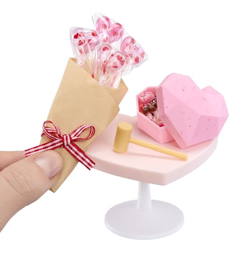 MGA's Miniverse Make It Mini with Love – Mini-Sammlerstücke, DIY Kunstharz-Bastelspiel, Valentinstag-Serie, Nachgebildete Lebensmittel… – Ansicht 5