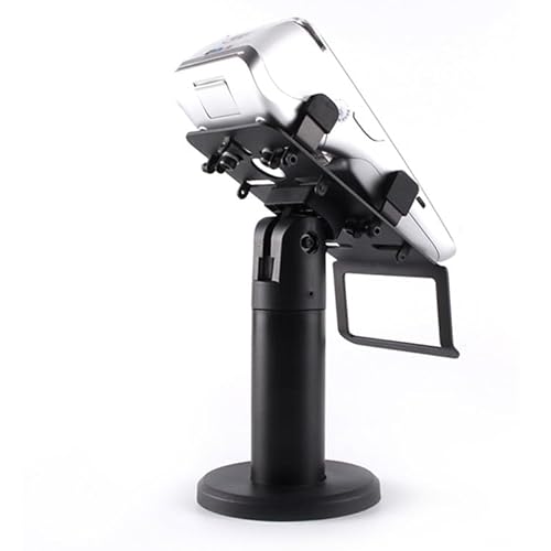 Universal Credit Card Terminal Stand - (Ingenico, Verifone, Dejavoo, Pax) - 360° Swivel & Tilt Countertop POS Card Reader Holder - Fits Most Payment Terminals - Adhesive or Bolt-Down Mount